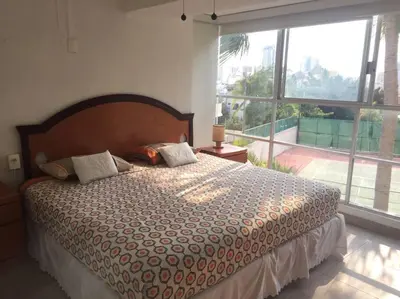 Cama o camas de una habitación en Cómodo departamento en Costa Azul.