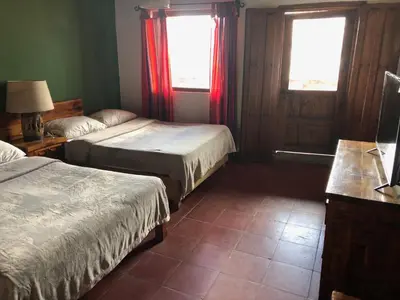 Cama o camas de una habitación en Casona Colonial de la Misión