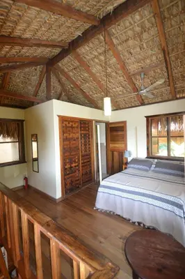 Cama o camas de una habitación en Las Cabañas Mágicas