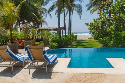 Piscina en o cerca de Casa de Playa Barra Vieja Acapulco