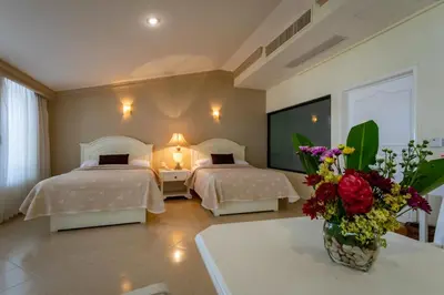 Cama o camas de una habitación en Excelaris Grand Resort Conventions & Spa