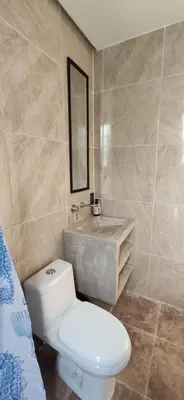 Un baño de Hospedaje Vida