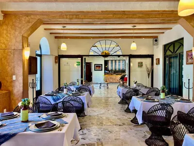 Zona de estar de Hotel Alifer