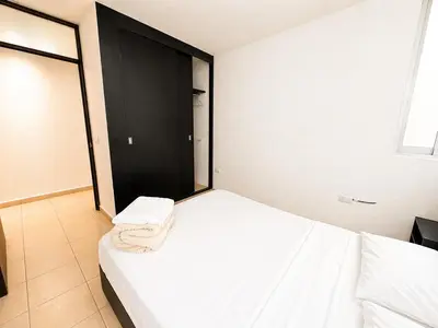 Cama o camas de una habitación en Departamento Lumina Sipeh Xalapa
