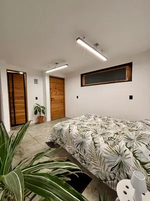 Cama o camas de una habitación en Loft Volcanes