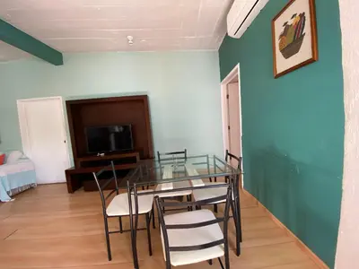 Una televisión o centro de entretenimiento en Casa Magro depto para 6