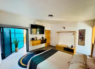 Cama o camas de una habitación en Departamento Mosso