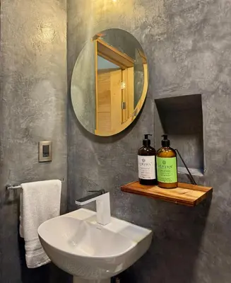 Un baño de Departamento Mosso