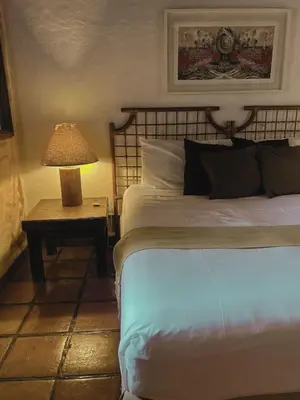 Cama o camas de una habitación en La Casa del Guamúchil