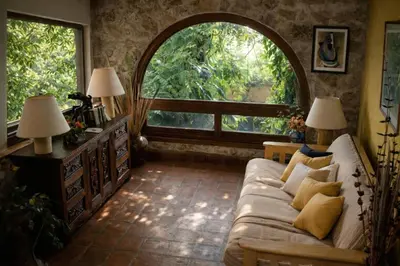 Zona de estar de La Casa del Guamúchil