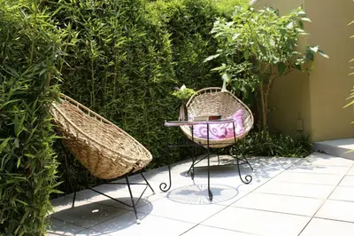 Jardín al aire libre en Hotel Boutique La Milagrosa
