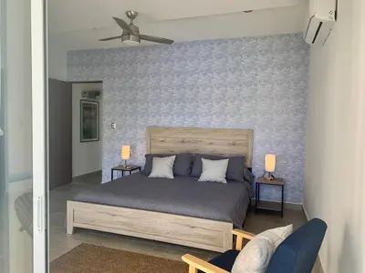 Cama o camas de una habitación en Departamento de Lujo & Club de Playa