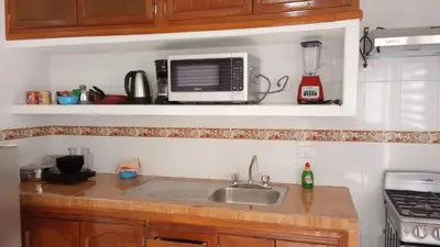Una cocina o zona de cocina en Orizaba Suites