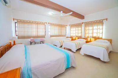 Cama o camas de una habitación en Hotel Casa Rush