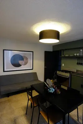 Zona de estar de Comfortable One Bedroom Apartment Casa Icacos # 0