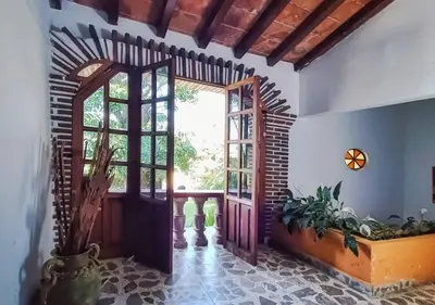 Jardín al aire libre en Casa Temazcal Cuernavaca - Con Alberca y Temazcal