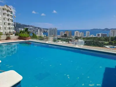 Piscina en o cerca de Departamento con vista espectacular Anahuac