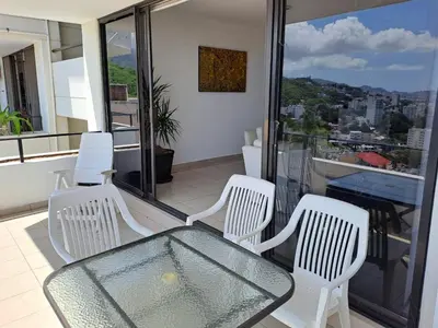 Un balcón o terraza de Departamento con vista espectacular Anahuac