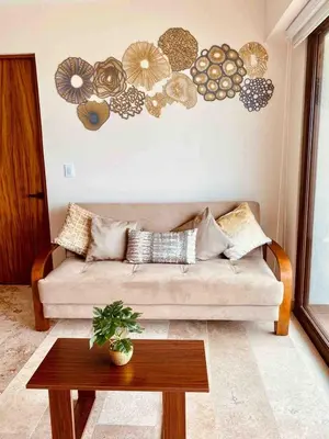 Zona de estar de Acogedor con 2Tvs 3 albercas, gym y ludoteca
