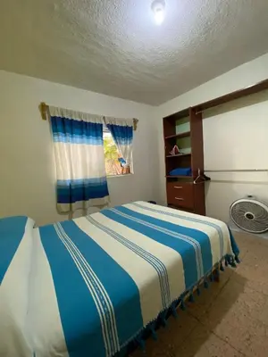 Cama o camas de una habitación en Casa Magro depto 1er piso para 6