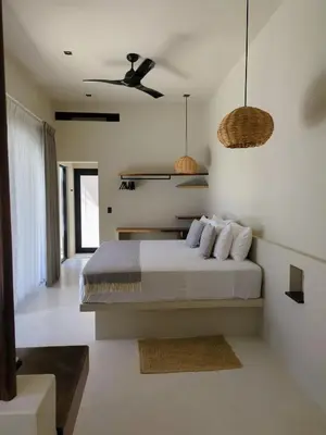 Cama o camas de una habitación en Punta Mágica Villas Privadas
