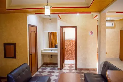 Zona de estar de Auto Hotel Estrella del Sur