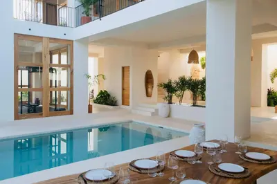 Piscina en o cerca de Casa Taco Champagne