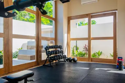 Gimnasio o instalaciones de fitness de Casa Taco Champagne