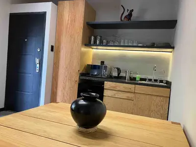 Una cocina o zona de cocina en Coyoacan historico, museo Frida.