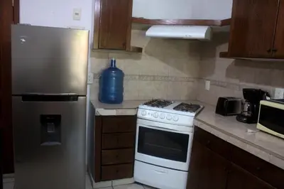 Una cocina o zona de cocina en Un rincón en el pacífico