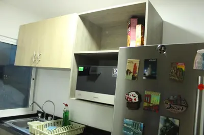 Una cocina o zona de cocina en Casa palmera