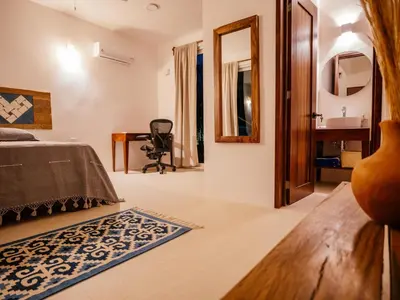 Cama o camas de una habitación en Casona del Sol