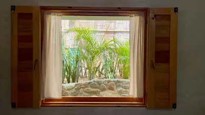 Jardín al aire libre en Casa Sierra Starlink, AC and Superbly Located