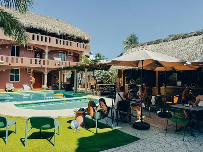 Piscina en o cerca de Viajero Puerto Escondido Hostel