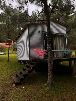 Jardín al aire libre en Tiny Cozy Cabin las moras