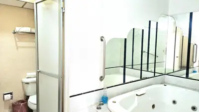 Un baño de Hotel Hacienda del Rio Oaxtepec