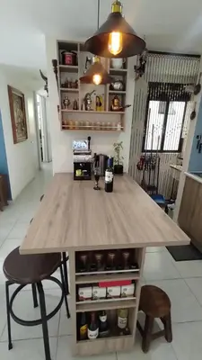 Una cocina o zona de cocina en Depa privado cerca del Foro Sol y Aeropuerto CDMX