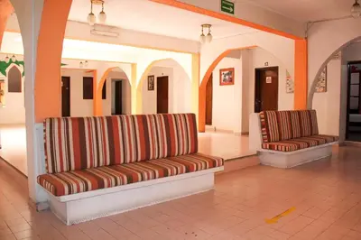 Zona de estar de Hotel Huautla de Oaxaca