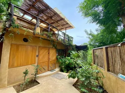 Jardín al aire libre en Suite con Starlink plunge pool Playa a 2 min