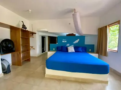 Cama o camas de una habitación en Suite con Starlink plunge pool Playa a 2 min