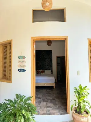 Cama o camas de una habitación en Casa Lucy Oaxaca