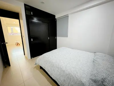 Cama o camas de una habitación en Full Apartment 15 min from Airport, Coyoacán, Foro Sol