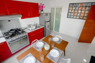 Una cocina o zona de cocina en Amazing apartment close to Foro Sol Colonia Roma Airport and Downtown
