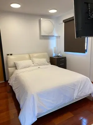 Cama o camas de una habitación en Suites del Valle