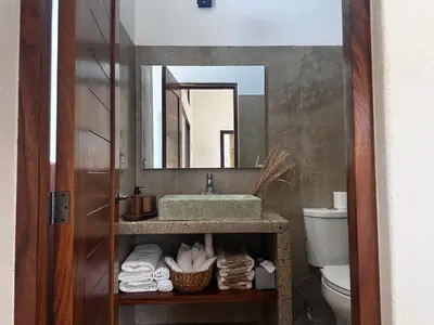 Un baño de Casa Chiquilluma