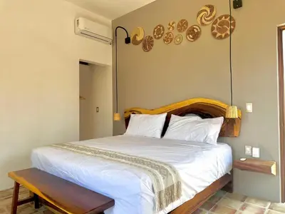 Cama o camas de una habitación en Casa Chiquilluma