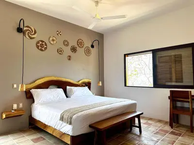 Cama o camas de una habitación en Casa Chiquilluma