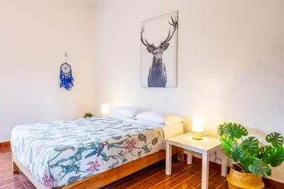 Cama o camas de una habitación en Hikuri House