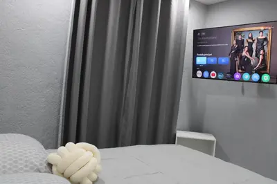 Cama o camas de una habitación en Comodo apartamento de 3 habitaciones, a 10 min en vehiculo del Zocalo de Oaxaca