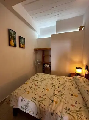 Cama o camas de una habitación en Rinconada